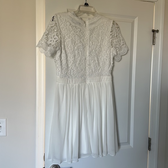 Lulus white skater dress - Picture 2 of 3